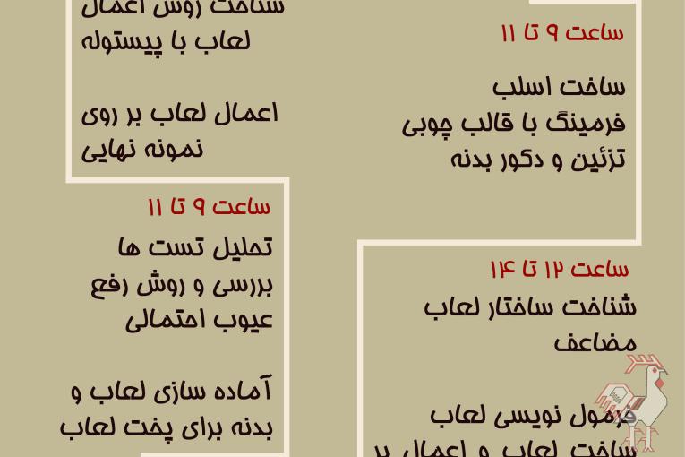 ورکشاپ کارخانه سرامیک
