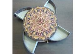 ظرف پذیرایی معرق منبت