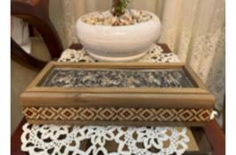 جعبه جوک کاری همراه با قلمزنی شیراز