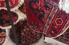 فرش دستبافت مدرن با رنگرزی گیاهی 