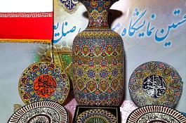 گلدان سفالی میناکاری 