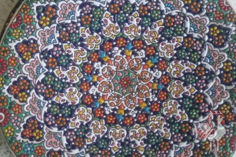 آموزش تخصصی میناکاری روی سفال