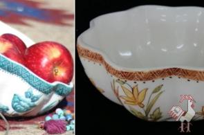 کاسه بشقاب صفوی گروه هنری هیواسرامیک ( سفال هیوا )