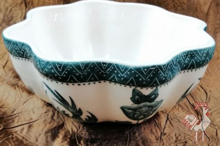 کاسه بشقاب صفوی گروه هنری هیواسرامیک ( سفال هیوا )