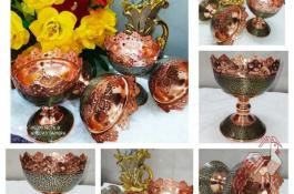 آجیل خوری مس و خاتم