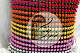 کوسن قلاب بافی طرح دشت لاله ها