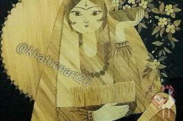 معرق ساقه گندم طرح خاتون