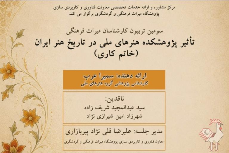 پژوهشکده هنرهای ملی و حفظ تاریخ هنر ایران